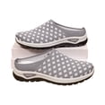 thumbnail image 5 of EKVAHL Women's Orthopedic Backless Walking Mules, Grid Knit Mesh Slip On Clogs, Wide Width Lightweight Daily Outdoor Walking Sneakers Gray, 5 of 5