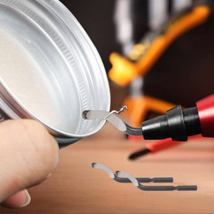 HIAKDOFT Deburring Jeu d'outils 10Pcs pour le travail de machiniste dans le travail des métaux
