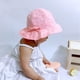 thumbnail image 1 of Gorro de algodón con lazo bordado para niña, gorro para el sol con borde grande, gorro de pescador dulce para verano, 1 of 6