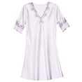 thumbnail image 5 of Bigersell Denim Dress for Women Clearance Female V-Neck Short Sleeve Above Knee Sleep Dress Style D-101 Ladies Dresses Plus Plus Size Summer Dresses , Purple XXL, 5 of 5