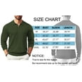 thumbnail image 6 of GENTS BLISS Polo Shirts for Men Casual Long Sleeve Mens Shirts Zipper Ribbed Knit Shirt, 6 of 6
