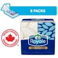 thumbnail image 1 of Royale 3 Ply Facial Tissue, 8 Pocket packs, 10 Tissues Per Pack, 1 of 22