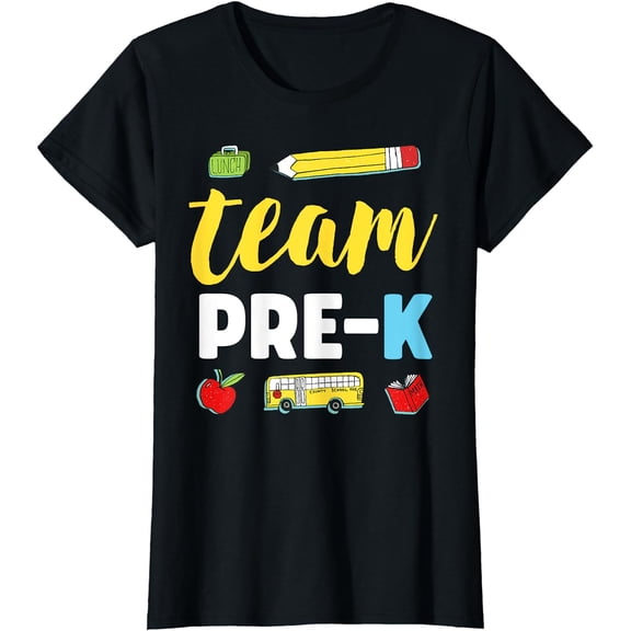 Team Pre-K Teacher First Day Preschool Back to School T-Shirt