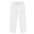 thumbnail image 6 of Men's Casual Linen Pants Elastic Waist Drawstring Lightweight Relaxed Fit Trousers Summer Beach Yoga Lounge Pants with Pockets Comfortable Daily Wear, 6 of 6