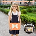 thumbnail image 5 of FJLBDE Case for iPad (A16) 11th Gen 2025/10th Gen 2022 10.9 Inch with Butterfly Stand, Shockproof Protective Tablet Cover with Pencil Holder Shoulder Strap for Kids Girls, Beige Orange, 5 of 7