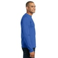thumbnail image 2 of Port & Company Long Sleeve All-American Tee. Royal. S., 2 of 3