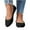 Black, variant on HTNBO Flat Shoes for Women Comfortable Dressy Casual Pointy Toe Flats On Work Office Ballet Flats