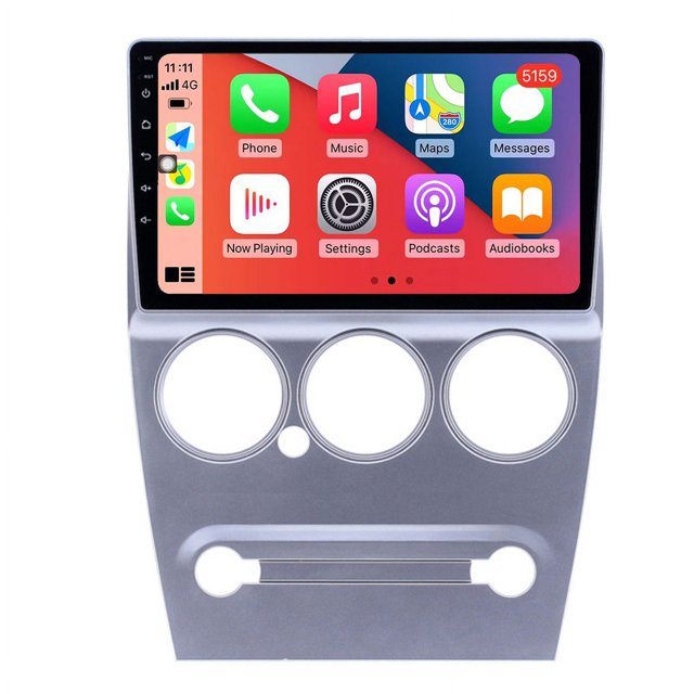 RoverOne Car Stereo GPS Navigation CarPlay Android Auto Touch Screen for Citroen C-Elysee C Elysee 2008 - 2013