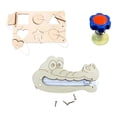 thumbnail image 1 of 3Pcs Busy Board Accessories Wooden Sensory Toy Sensory Board Parts Early Learning Educational Toy for Preschool Kids Toddlers Salvador Material de tablero ocupado, 1 of 8