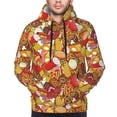 thumbnail image 4 of Hoodies for Men - Cute Food Cake Chicken Leg Donuts Long Sleeve Comfrt Men'S Fashion Hoodies & Sweatshirts, Sweatshirts for Men Hoodies Pullover Clothing Clothes with Pouch, 4 of 7