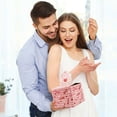 thumbnail image 5 of Lksixu Valentine's Day Money Box for Cash Gift Pull, Red and Pink Surprise Money Roll Gift Box with Greeting Card and 30Pcs Transparent Bags, DIY Pull Out Money Holder for Lover Birthday Valentines, 5 of 7