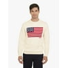 Chaps Men's & Big Men's Long Sleeve Flag Crewneck 