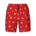 thumbnail image 4 of Lsque Mens Swim Trunks Christmas Pattern - Bathing Suit Compression Liner - Beach Swim Shorts Swimwear - (S-3XL) - Stretch Quick Dry -X-Large, 4 of 9