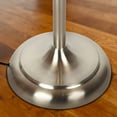 thumbnail image 3 of Brightech Gabriella 64 in. Tall Nickel LED Floor Lamp with Fabric Shade, Silver, 3 of 9