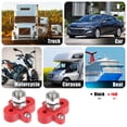 thumbnail image 3 of Unique Bargains 4pcs Car Junction Block M10 Single Stud Dual Power Post Insulated Terminal Stud Distribution Block Red, 3 of 7