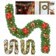 thumbnail image 3 of Indoor Outdoor Holiday Garland With Lights Home Indoor Outdoor Decorative Props For Hotel Bar Home, 3 of 5