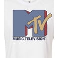 thumbnail image 3 of MTV - Blue Logo -Juniors Cropped Tee, 3 of 5