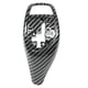 thumbnail image 1 of Tapa de pomo de cambio de marchas, embellecedor de volante a la izquierda, reemplazo de estilo de fibra de carbono para X3 X4 3 Series 5 Series 4 Series 6 Series, 1 of 8