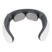Fridja Heated Neck Massager Electric Plus Massager For Neck And Shoulder Pain Relief Muscle Relaxation Floating 2 Head Vibrator Heating