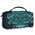 thumbnail image 2 of Herdesigns Skull Gothic Carrying Case for Nintendo Switch OLED Model 2021 & Switch 2017 with 20 Game Card Slots, Portable Travel Carry Case for Accessories and Console, 2 of 8