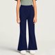 thumbnail image 4 of Odeerbi 5-14 Años Niñas Pantalones Acampanados Pantalones Casual Color Sólido Cintura Ajustable Con Bolsillo, 4 of 5