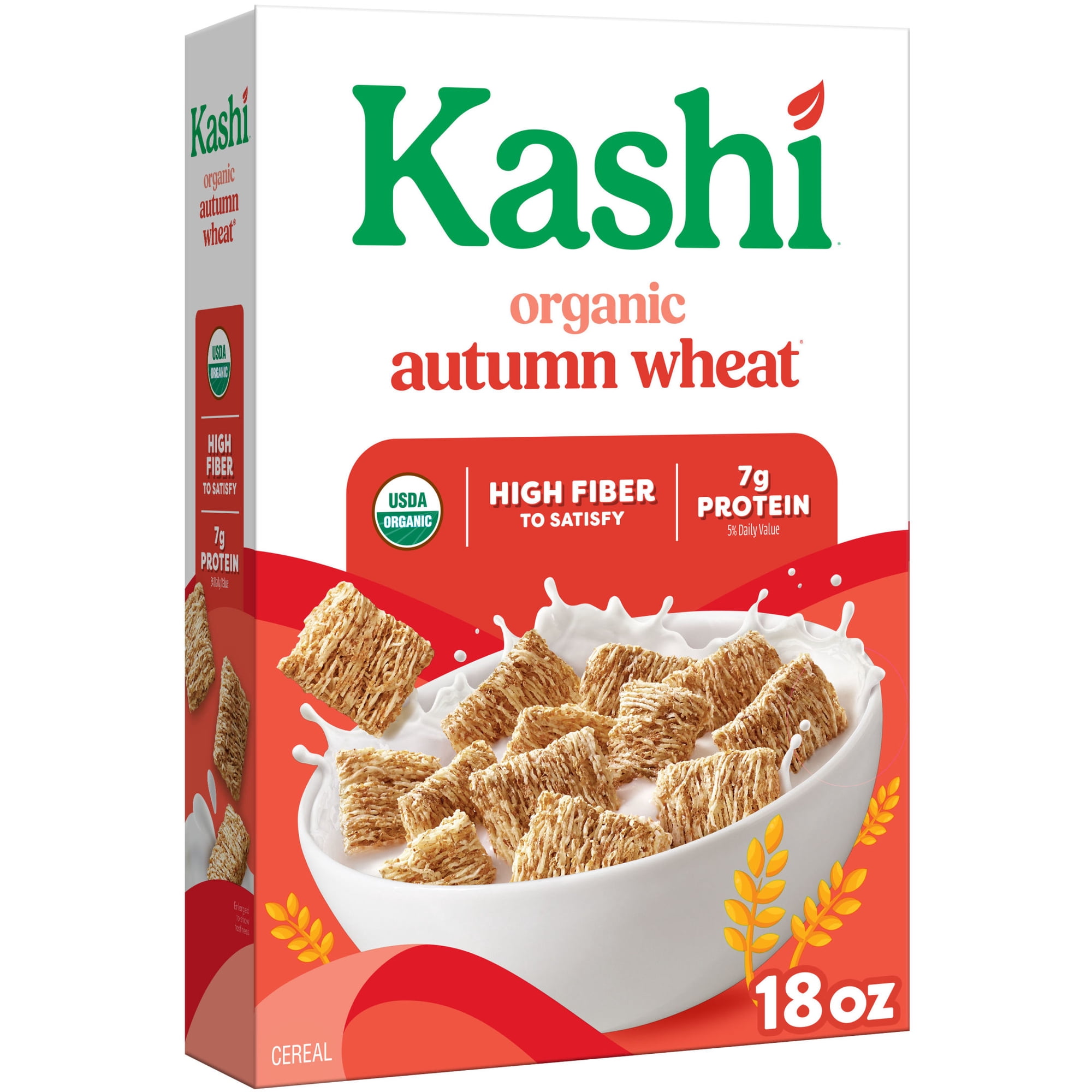 Kashi Autumn Wheat Breakfast Cereal, Organic, 18 oz