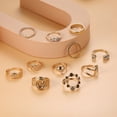 thumbnail image 6 of Gold Fox Serpentine Ring With Rhinestones Alloy Jewelry For Women Elegant Fashion Accessory EuropeanStyle Chic, 6 of 6