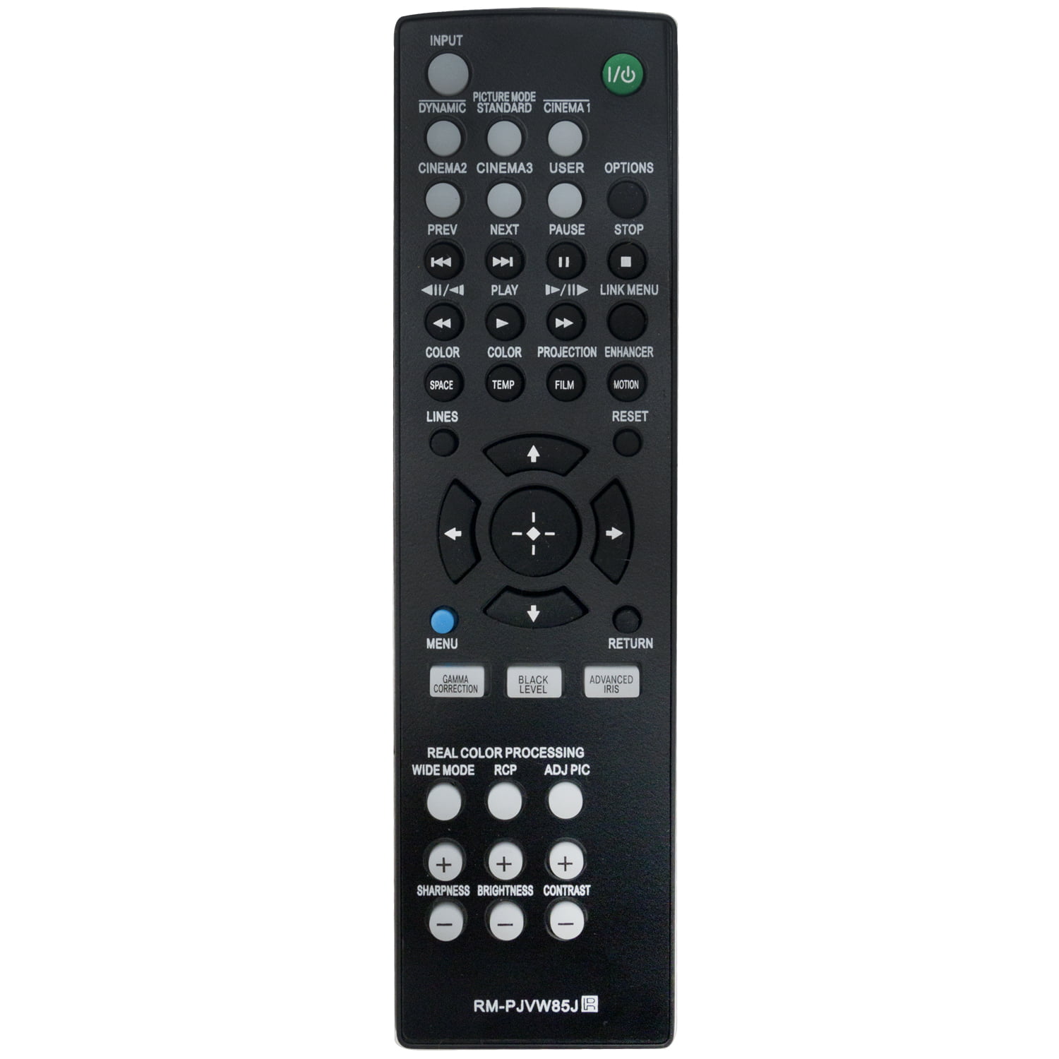 Black Replacement Remote Control Controller for Sony RM-ADU078 Audio Video AV System Large Buttons 