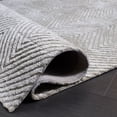 thumbnail image 5 of Safavieh Glamour Petar Chevron Area Rug, Silver, 6' x 6' Round, 5 of 10