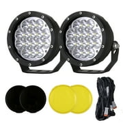 Biglion.x 5inch Round LED Offroad Lights Pair 160W 18800LM Spotlights Driving Work Fog Lamp LED Cubes for Truck Car SUV Universal Fit
