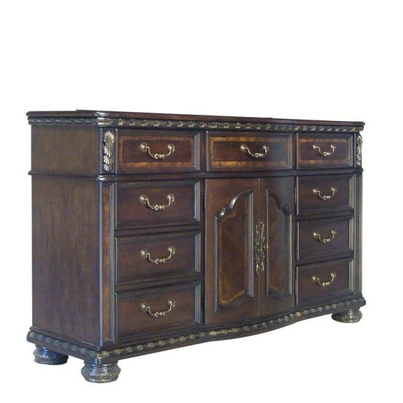 Steve Silver Monte Carlo Rich Cocoa Chocolate 9-drawer Dresser