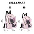 thumbnail image 3 of JIALIOU Mini Backpack Purse for Women Quilted Casual Daypack Small Travel Shoulder Bag, Lovely Cat Wear Bow Tie, 3 of 7