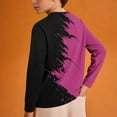 thumbnail image 5 of NAISIBABY Boys Long Sleeve T-Shirt, Loose Fit Crewneck Cool Graphic Kids Trendy Casual Pullover Tops Hot Pink 5T, 5 of 6