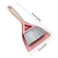thumbnail image 3 of Clearance Under $5! InsCrazy Small Broom and Dustpan Set Handheld Dustpan and Brush Comfortable Grip Brush for Sofa Tabletop Bedroom Tent Cleaning 12 inches, 3 of 7
