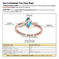 thumbnail image 2 of USA Mementos Custom Women's Class Ring Sterling Silver for High School & College Graduates-Moonlight, 2 of 5