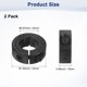 thumbnail image 3 of Uxcell 2-Pack Abrazadera de Eje de Corte Simple 22mm Bore 42mm OD, 15mm Grosor Abrazaderas de Eje de Acero 45 [Negro], 3 of 6