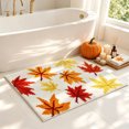 thumbnail image 4 of Zynviq Thanksgiving Area Rugs 15.7" X 23.6" Maple Leaf Throw Rug Polyester Washable Multicolor Rectangular Small Rug for Coffee Table, 4 of 6