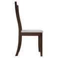 thumbnail image 5 of Castle Place Minimalist Wooden Dining Chair, Set of 2, Brown, 5 of 8