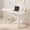 White, variant on IOTXY 60" Two Person Simple Executive Solid Wood Computer Desk for Home Office & Study, Walnut Finish