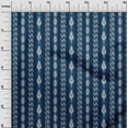 thumbnail image 2 of oneOone Organic Cotton Poplin Twill Fabric Stripe Ikat Print Fabric By Yard 42 Inch Wide, 2 of 4