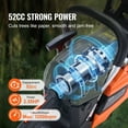thumbnail image 4 of 18 Inch Gasoline Chainsaw 52CC - High Performance Gas Powered Chain Saw for Wood Cutting, 4 of 11