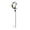 Dog, variant on Solar Garden Stake Light, Metal Moon and Bird Design Outdoor Yard Light, Decorative Pathway Lamp with Cracked Glass Ball, Waterproof LED for Lawn Patio and Walkway, 1 Pack (Owl)