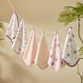 thumbnail image 2 of Parent's Choice 9"x9" Floral Washcloths, 6 Pack, 2 of 12