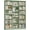 Green, variant on Triple Wide Bookshelf, 6 Tier Large Bookshelf, Bookcase with 17 Open Display Shelves, 74'' Tall Bookcases and Bookshelves for Living Room, Home Office, Library, Light Oak
