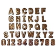 thumbnail image 1 of English Numbers and Alphabet Fabric Stickers (36) Pack * Hot Melt Adhesive Fabric Stickers, 1 of 3