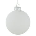 thumbnail image 4 of Northlight Star Topped Trees Glass Ball Christmas Ornaments - 3" - White and Black - 4ct, 4 of 7