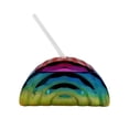 thumbnail image 2 of Vaso con Popote Mainstays 440ml Diseño Arcoiris, 2 of 3