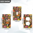 thumbnail image 7 of Yayeee Blank Wall Plate Cover 1-Gang 4.5"x2.7" Home Unused Decorative Outlet, Vibrant Mushroom, 7 of 7