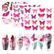 thumbnail image 3 of 9 Uds pegatinas de mariposa para uñas color blanco y negro pegatinas para uñas de mariposa decoración de uñas, 3 of 5