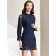 thumbnail image 2 of Vestido Mini de encaje floral Allegra K Azul real XL para mujer, 2 of 6